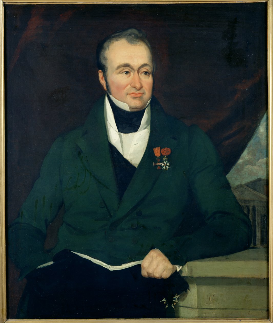 Guillaume Dupuytren的肖像（1777-1835） 作者 法语学校