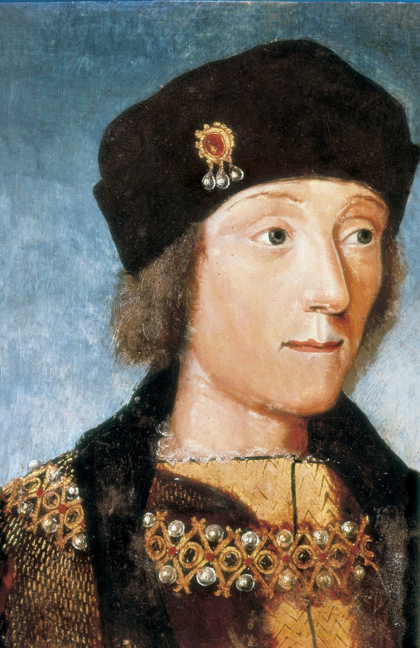 Portrait of Henry VII king of England (1457-1509), Anonymous artist (painting) 作者 法语学校