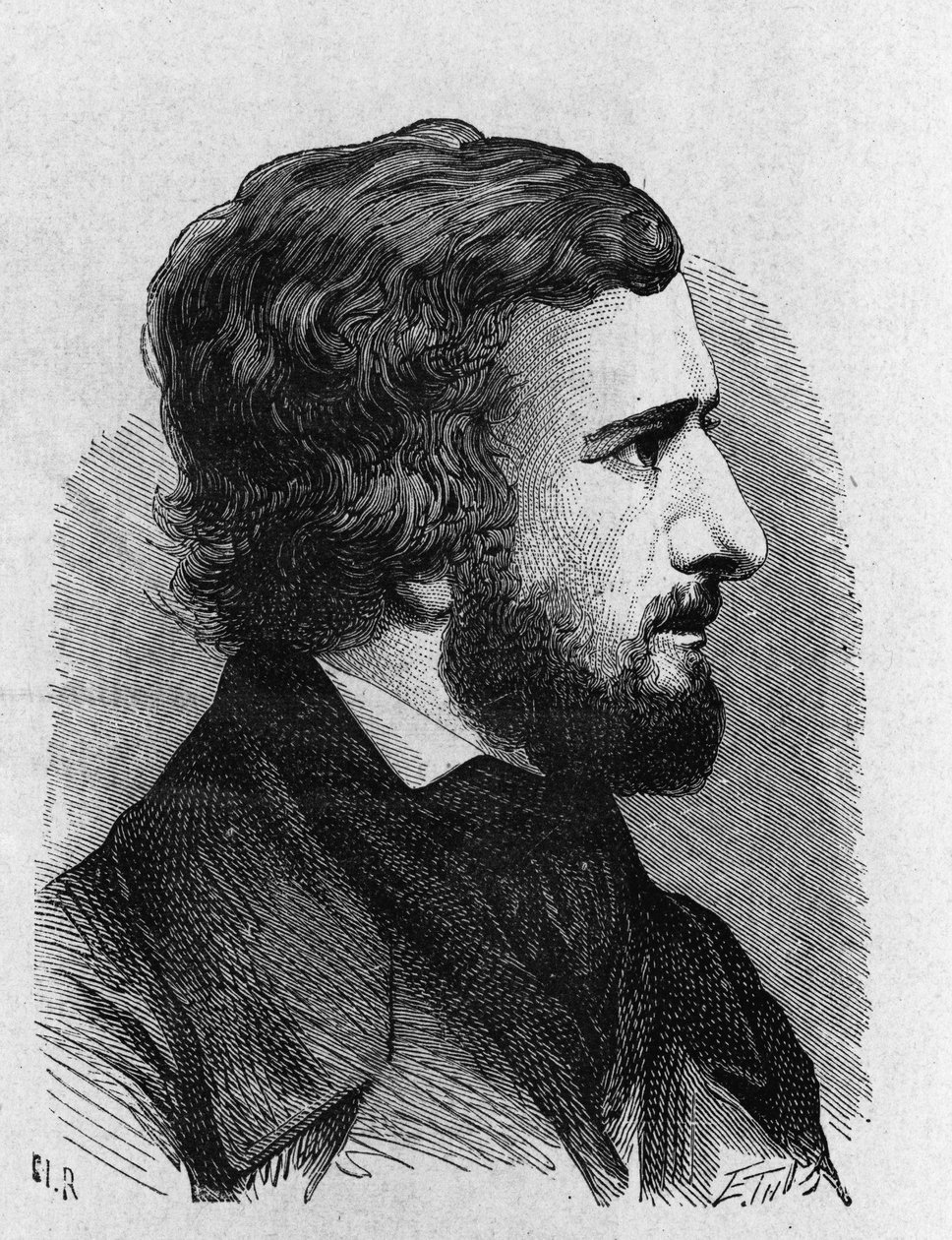 Portrait of Hippolyte Fizeau (1819 - 1896) - in “” Album of Science; illustrious scholars; Great discoveries””” 1896. 作者 法语学校