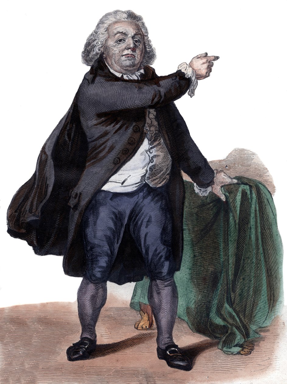 荣耀的肖像Gabriel Riqueti，米拉波伯爵（1749-1791），法国政治家和革命家。 作者 法语学校
