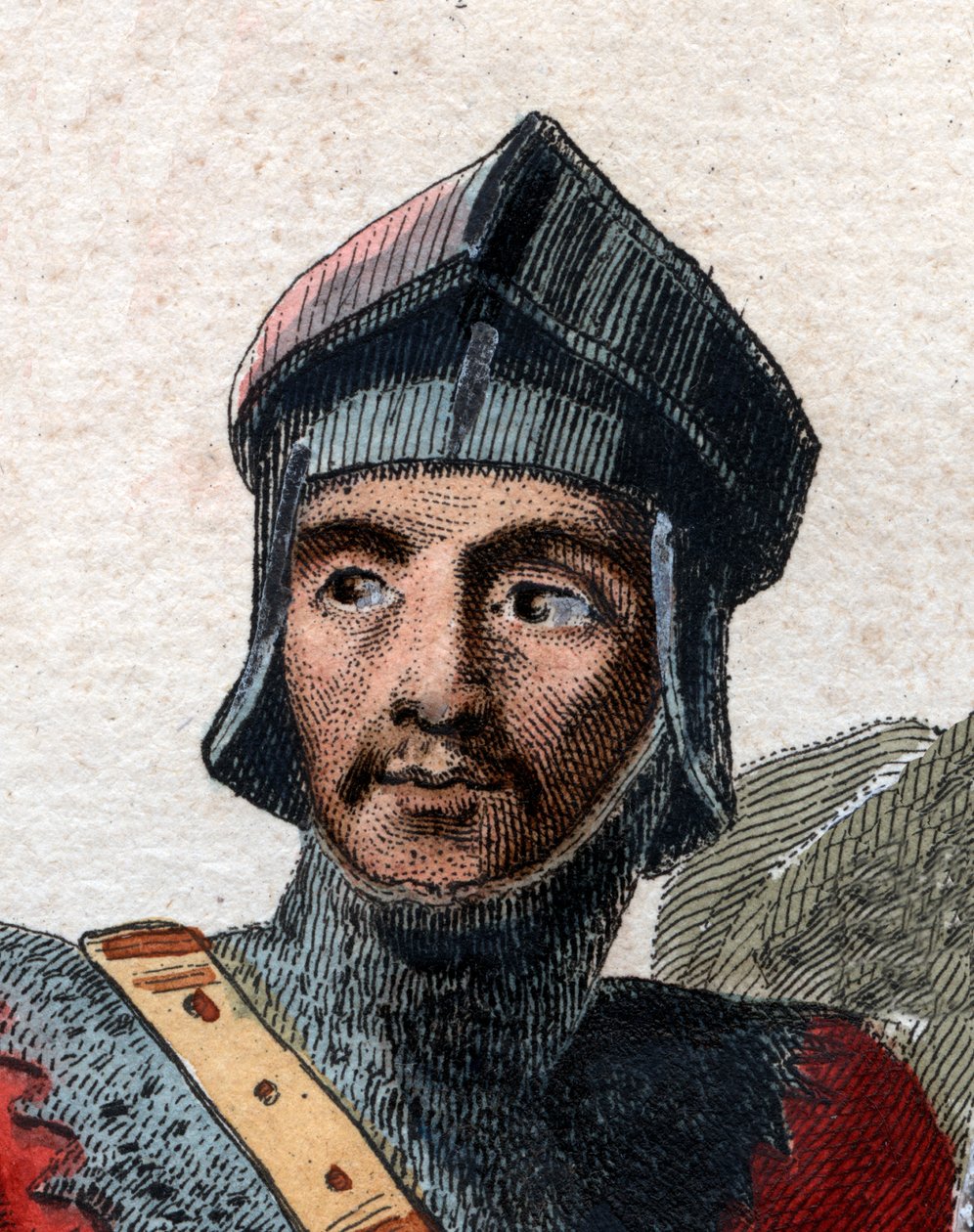Hugh I Capet（c.941-996）的肖像，法国国王。 作者 法语学校