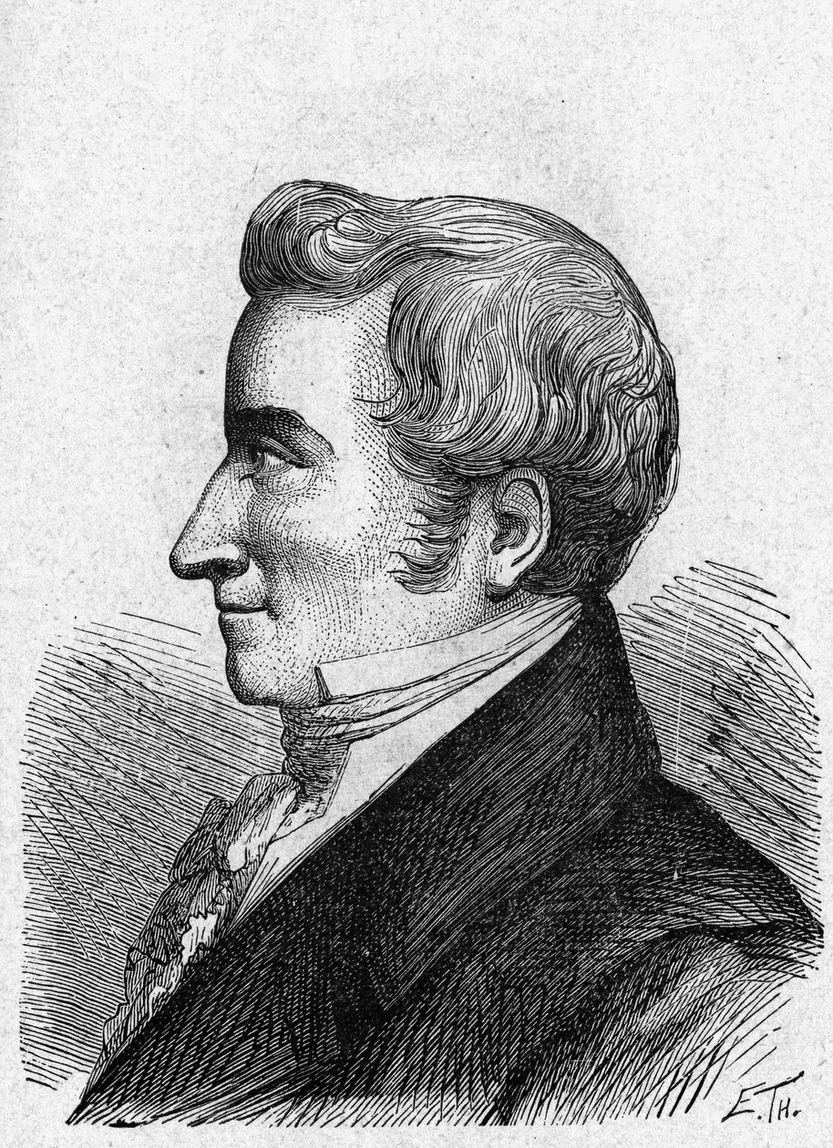 J. M. Delpech的肖像--载于《科学专辑；杰出学者；伟大发现》1896年。 作者 法语学校