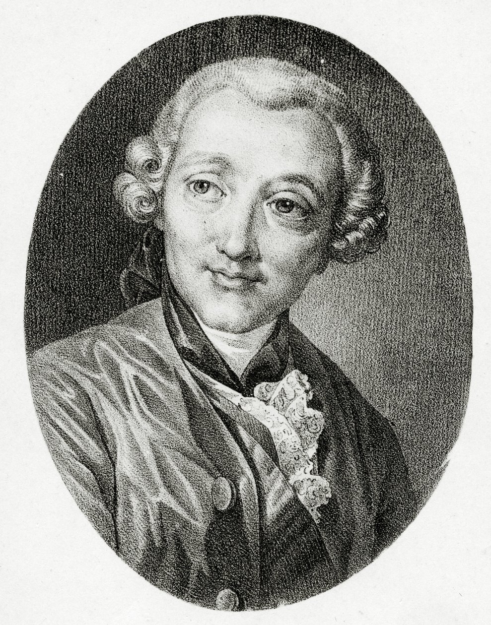 Jacques-Germain Soufflot的肖像， 作者 法语学校