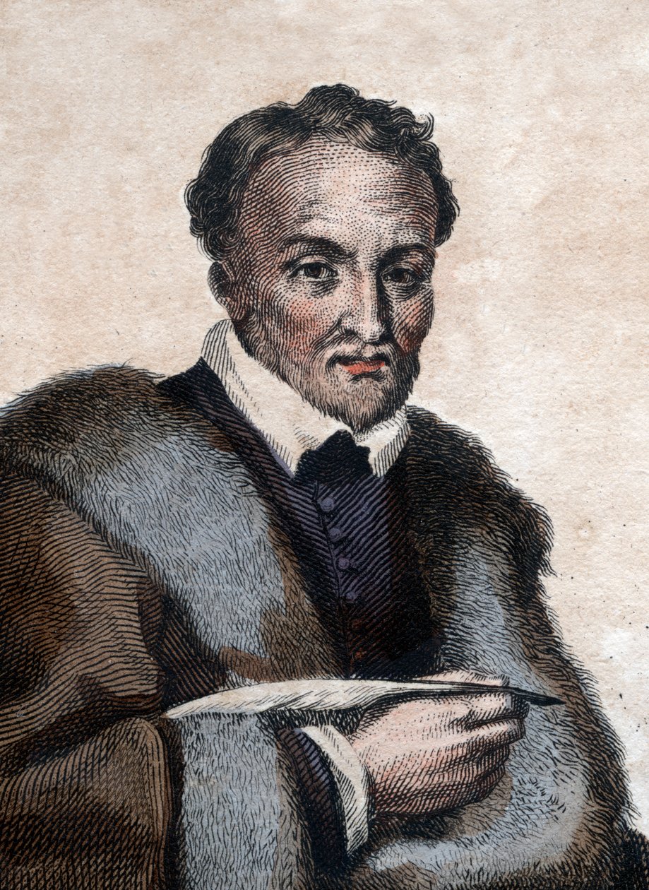 Jacques Amyot（1513-1593）的肖像，法国主教，作家和翻译。 作者 法语学校