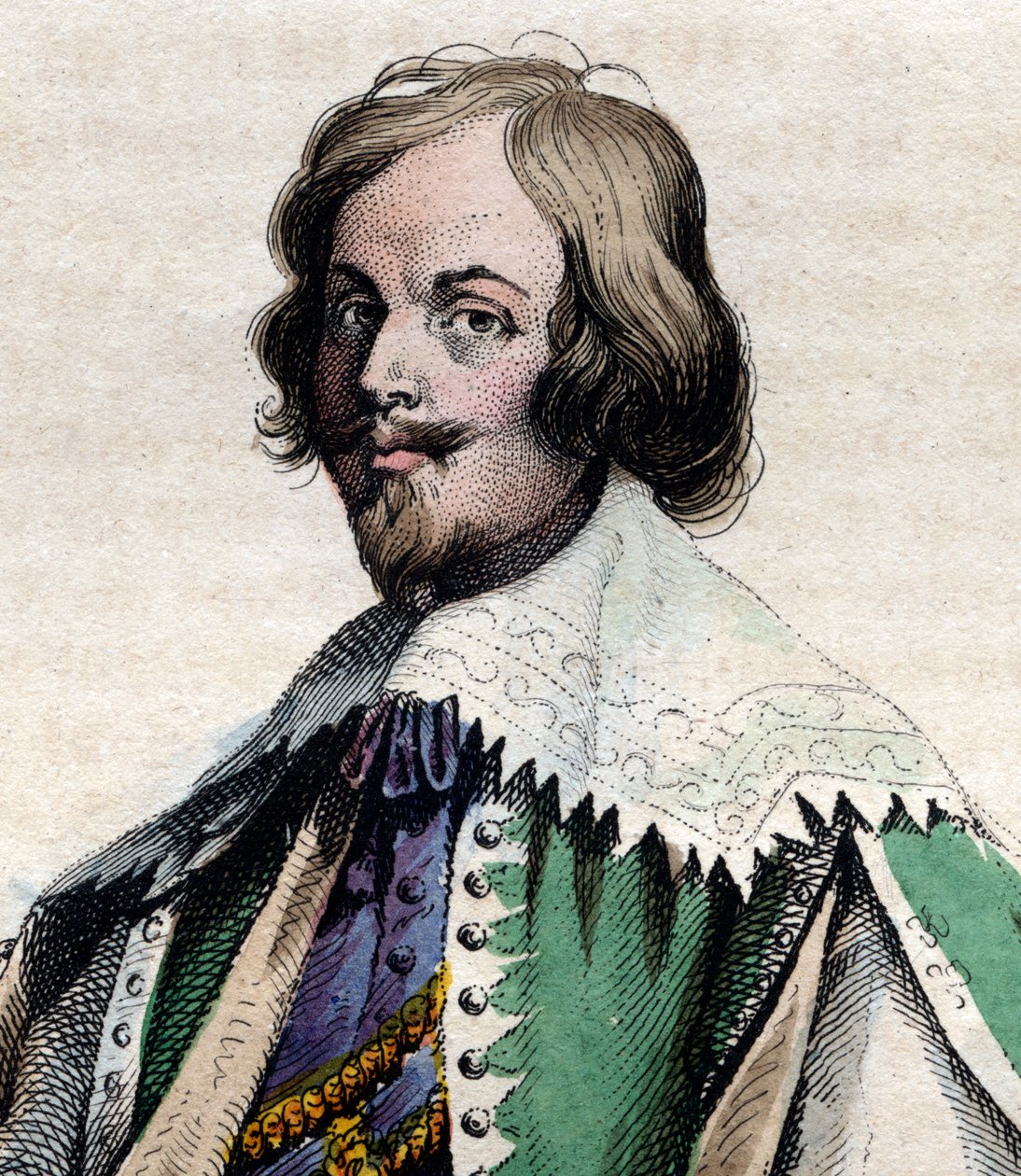 Jacques Callot（1592-1635）的肖像，法国版画家和绘图员。 作者 法语学校