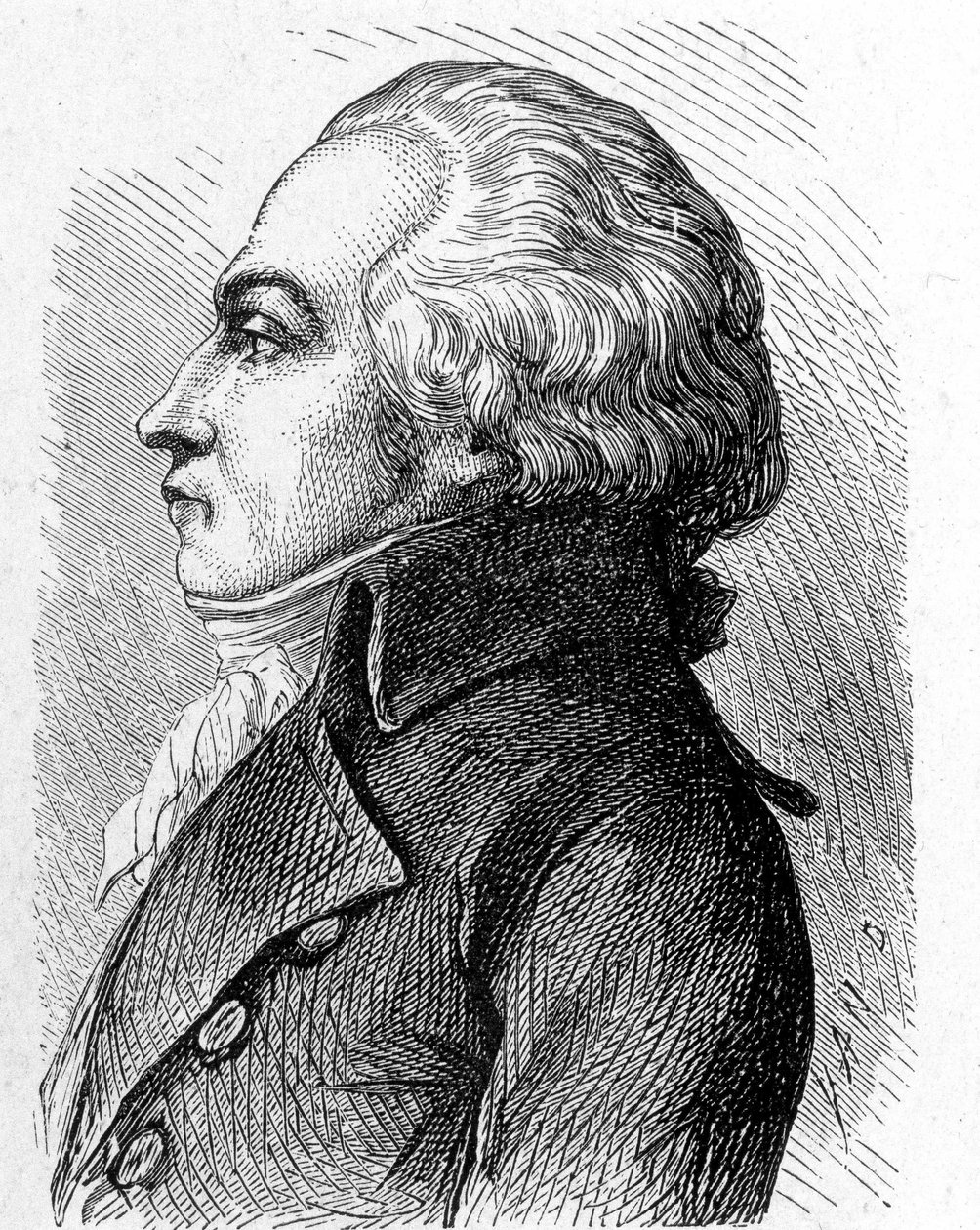 雅克-康斯坦丁-佩里耶（1742 - 1818）的肖像--载于《科学专辑；杰出的学者；伟大的发现》1896年。 作者 法语学校