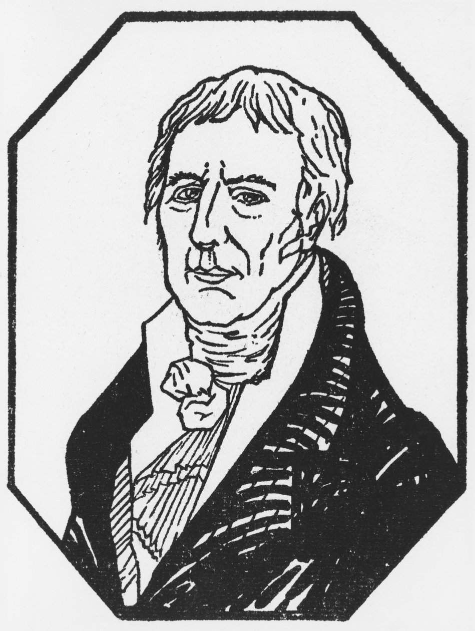 Jean-Baptiste de Monet（1744-1829）Chevalier de Lamarck的肖像，刻于他出生的二百周年，1946年 作者 法语学校
