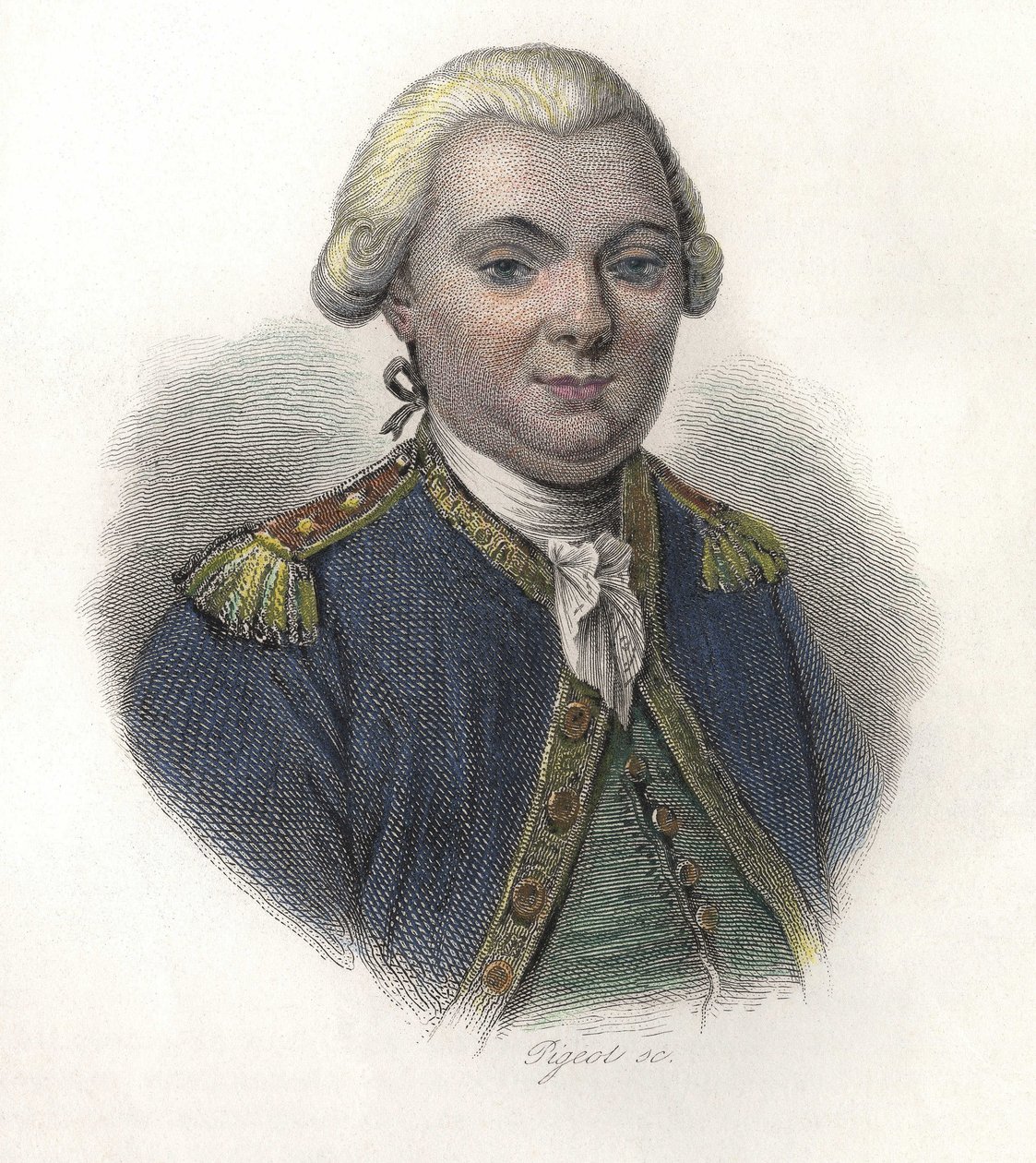 Portrait of Jean-Francois Galaup, Count of La Perouse (Jean Francois Laperouse 作者 法语学校