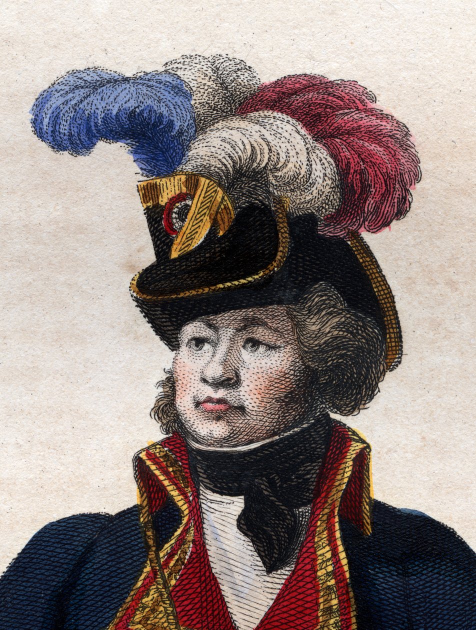 Jean Baptiste Kleber（1753-1800）的肖像，法国将军。 作者 法语学校