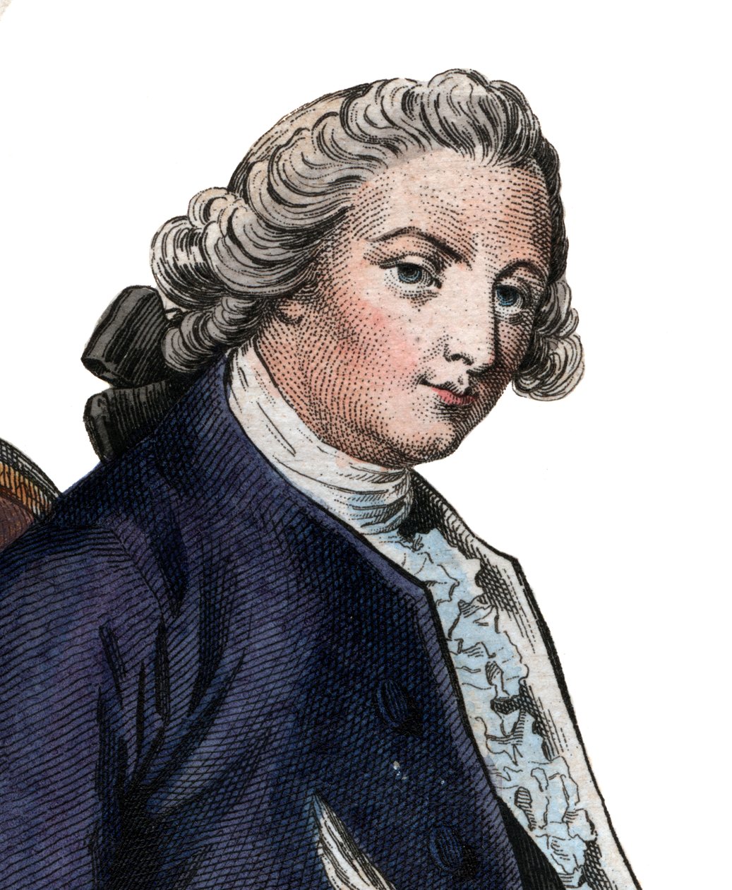 Jean Baptiste Louis Gresset（1709-1777）的肖像，法国诗人兼剧作家。 作者 法语学校