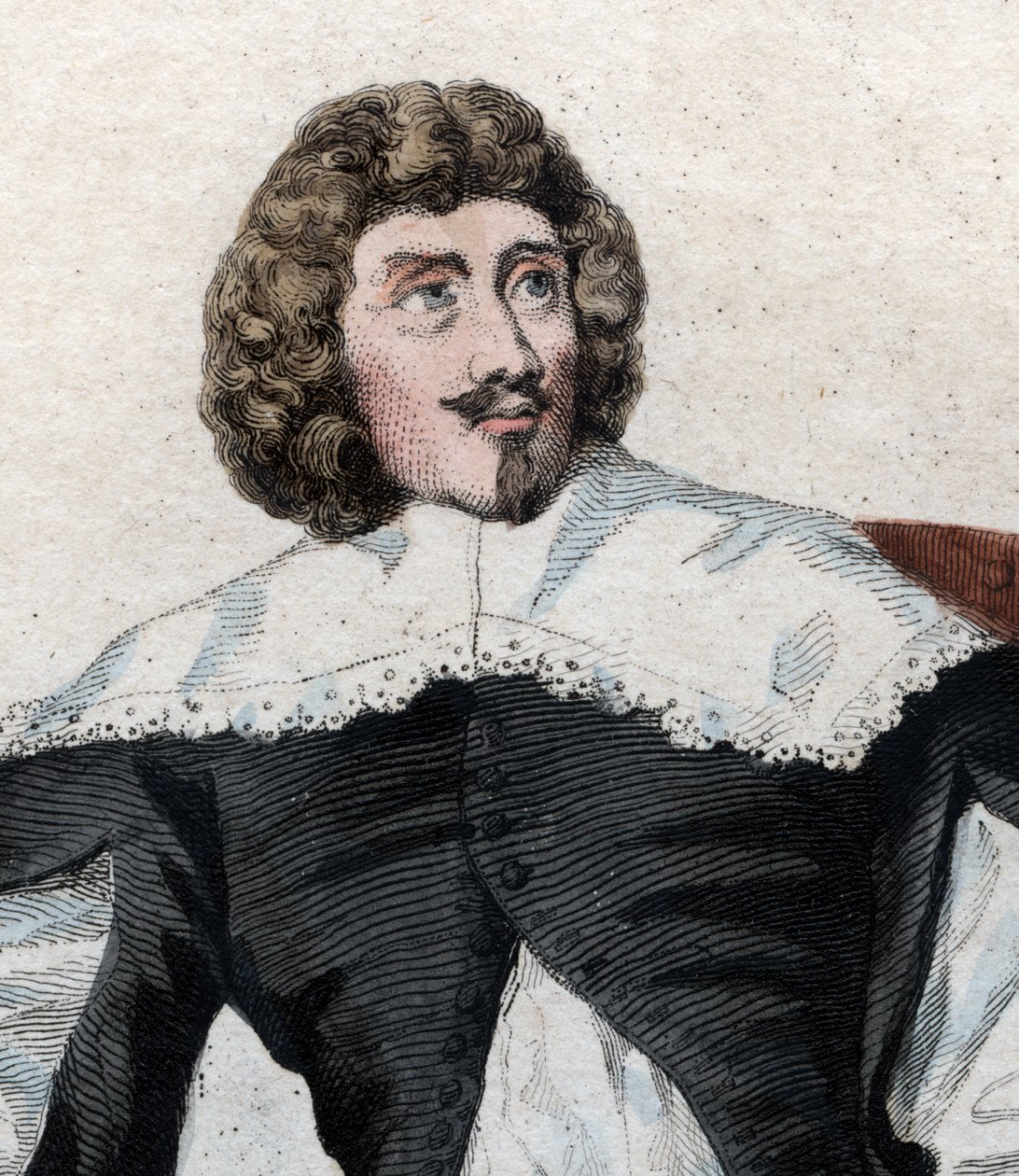 巴尔扎克（1597-1654）的Jean Louis Guez的肖像，法国作家。 作者 法语学校
