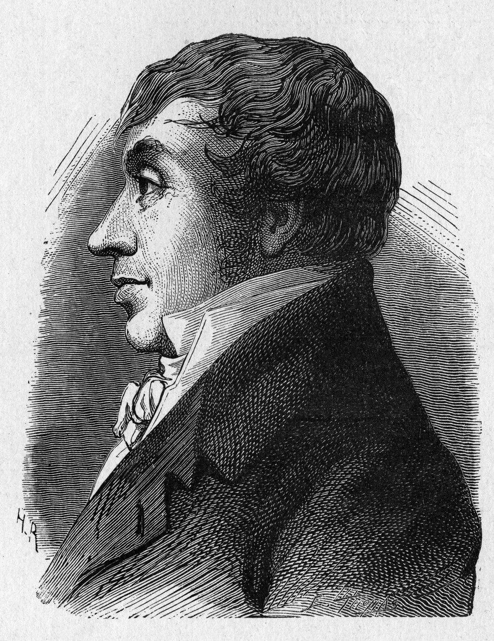 让·玛丽·约瑟夫 (Jean-Marie-Joseph) Coutelle (1748-1835) 的肖像，共和国时期的军事航空器指挥官——在“科学相册”中； 杰出的科学家； 伟大的发现””” 1896 作者 法语学校