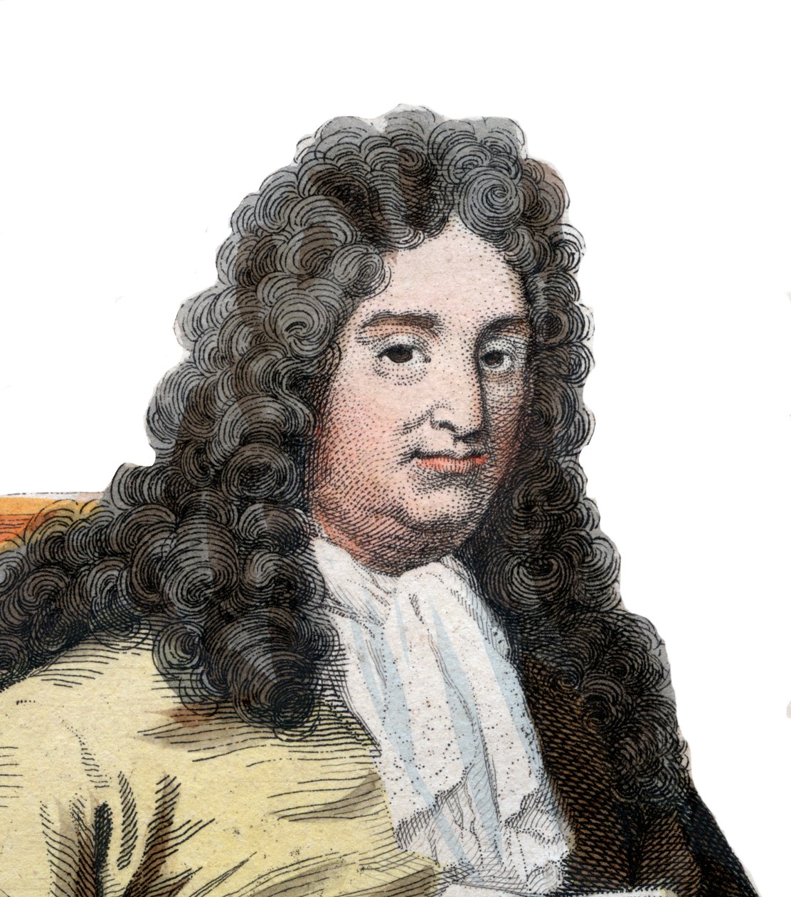 Jean Racine（1639-1699）的肖像，法国剧作家。 作者 法语学校