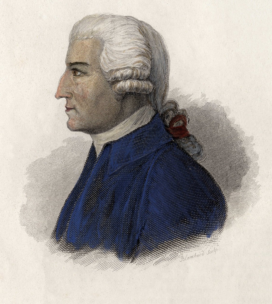 Portrait of John Howard (1727-1790), English politician. in “” Portraits of Useful Men” 作者 法语学校