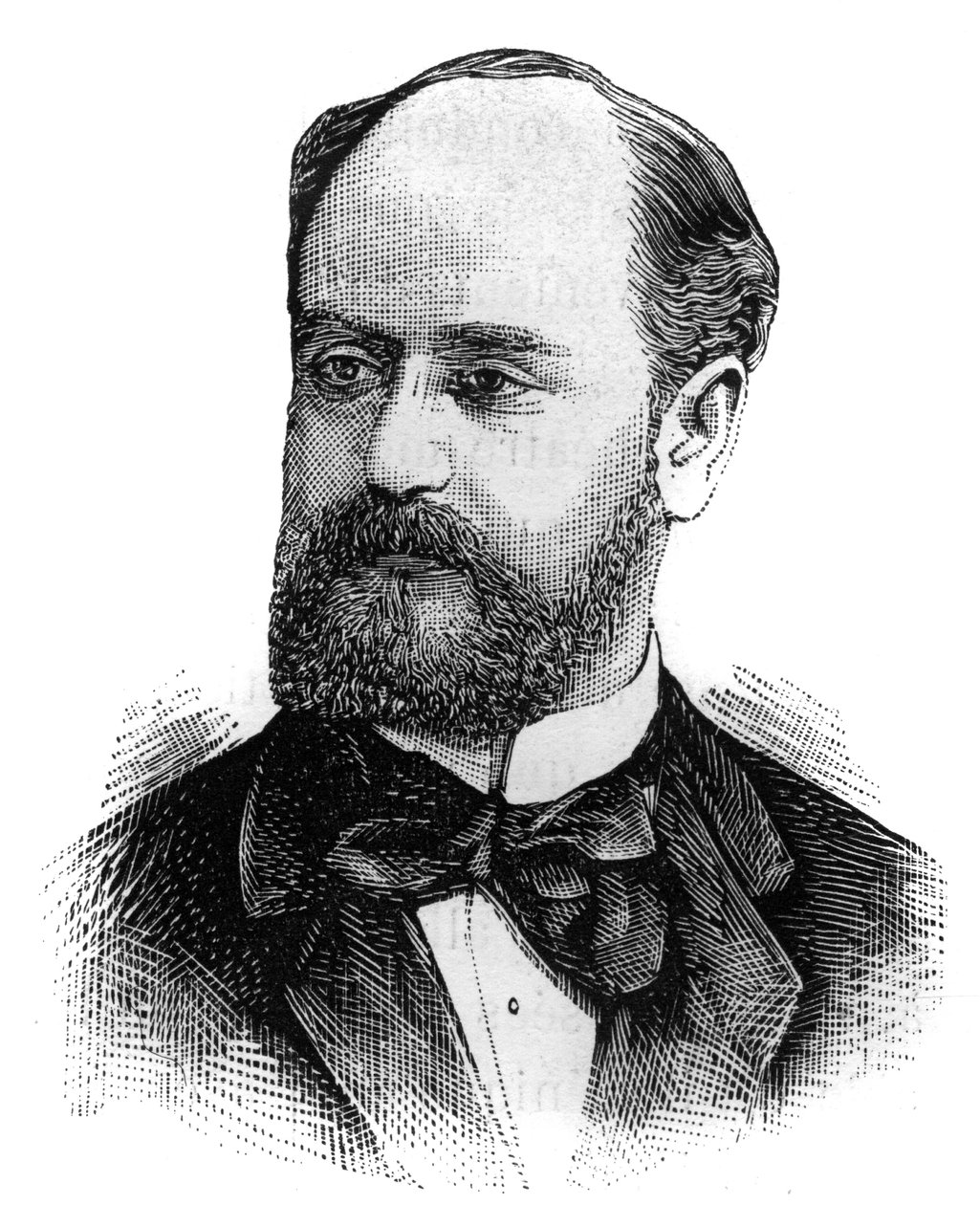 儒勒-德维尔（1845-1919）的肖像，法国政治家。1月16日，《世界画报》上的版画。 作者 法语学校