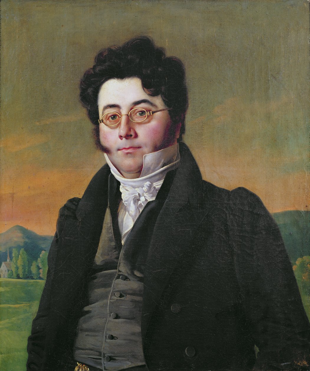 Louis Auguste Baudelocque的肖像（1799-1863） 作者 法语学校