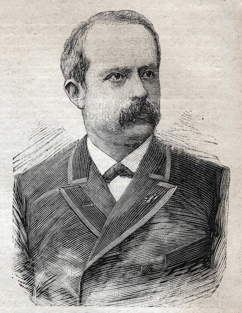 路易-勒平（1846-1933）的肖像，巴黎教长，1893年7月23日刊登在《小巴黎人》上（雕刻）。 作者 法语学校