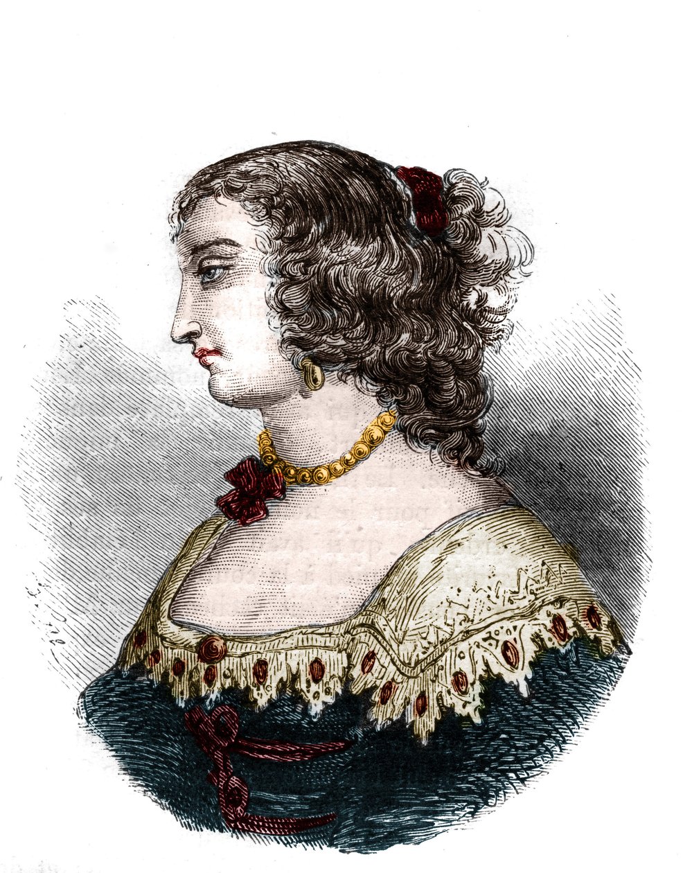 豪特福特小姐的肖像（Marie de Hautefort 作者 法语学校