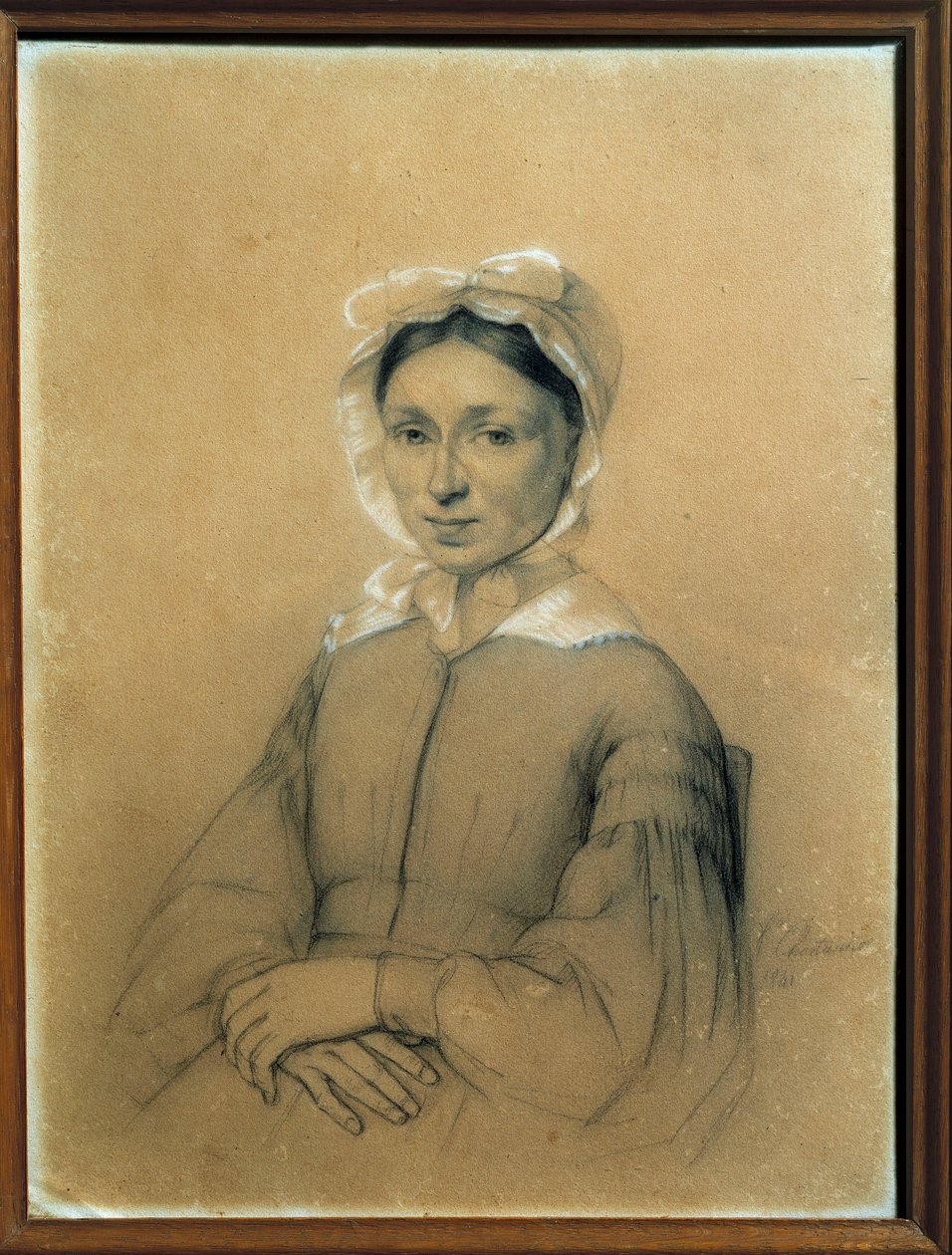 Portrait of Marie Dumas, nee Marie Louise Elisabeth Labouret, mother of Alexandre Dumas father Anonymous drawing. 1841 Villers Cotterets. Alexandre Dumas Museum 作者 法语学校