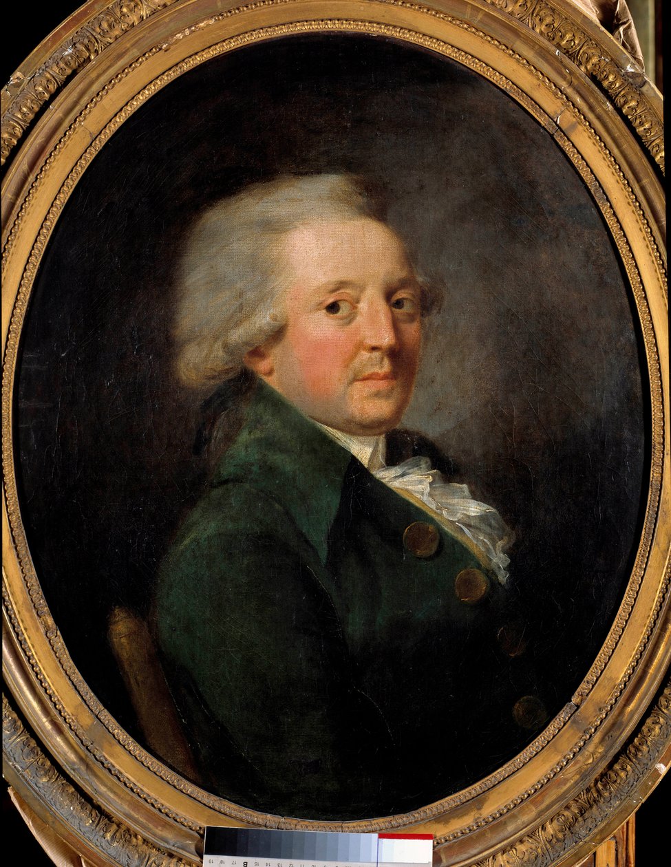 Marie Jean Antoine Nicolas de Caritat, Marquis de Condorcet (1743-1793)，法国哲学家的肖像。 无名法国画 作者 法语学校