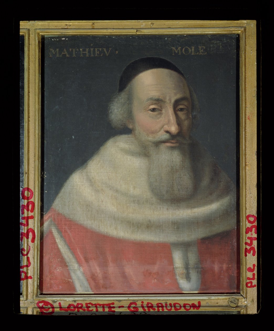 Mathieu Mole（1584-1656）Champlatre之王的肖像 作者 法语学校