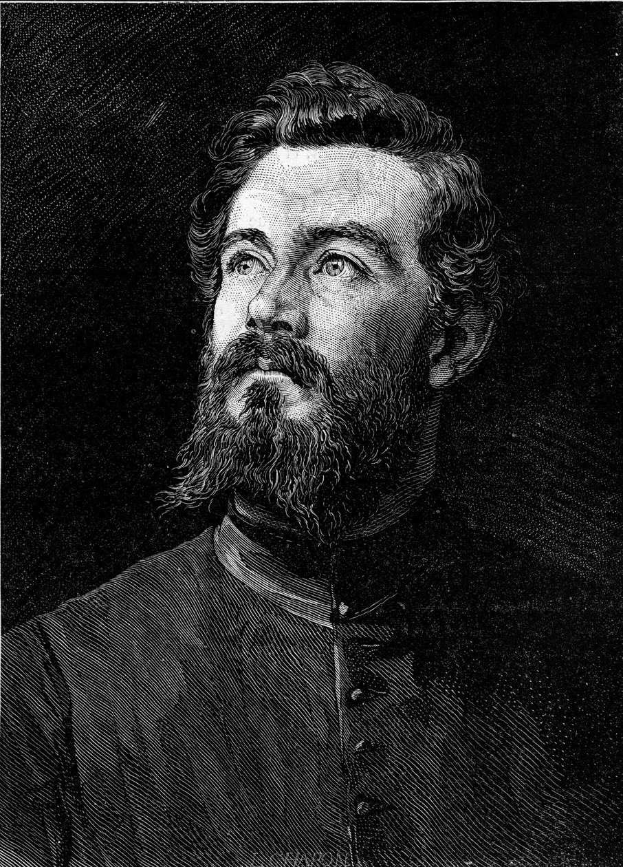 Portrait of Michel Alexandre Debaize (Abbe Debaize) (1845-1879), French churchman and traveller. Engraving in “” Le Monde Illustré”” n°1194 of 14 February 1880. 作者 法语学校