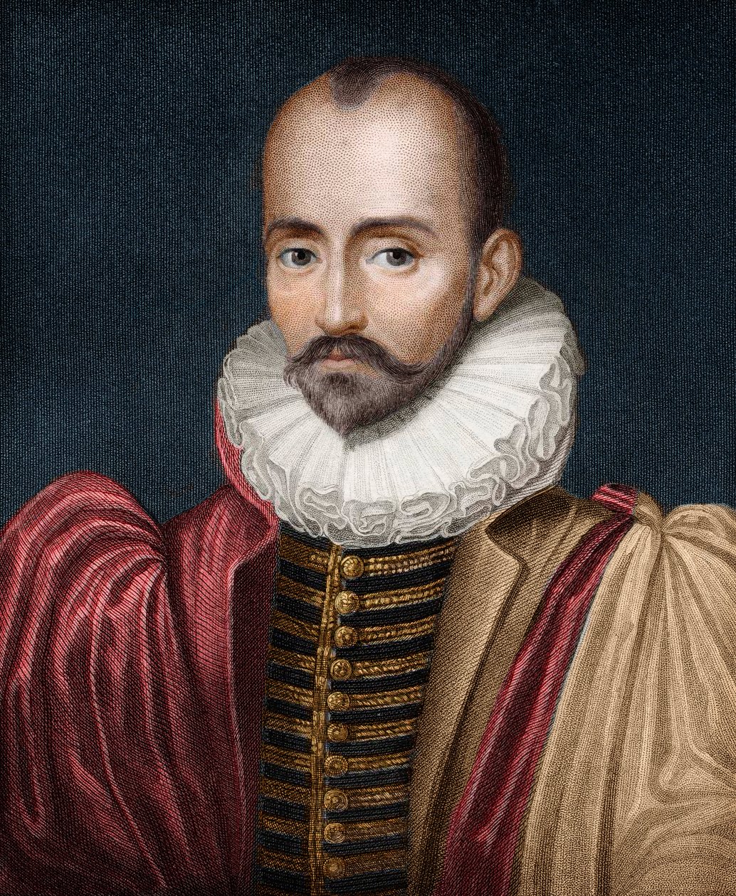 Michel Eyquem de Montaigne的肖像 作者 法语学校