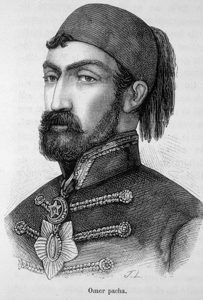 Portrait of Omer Pacha - in “” L