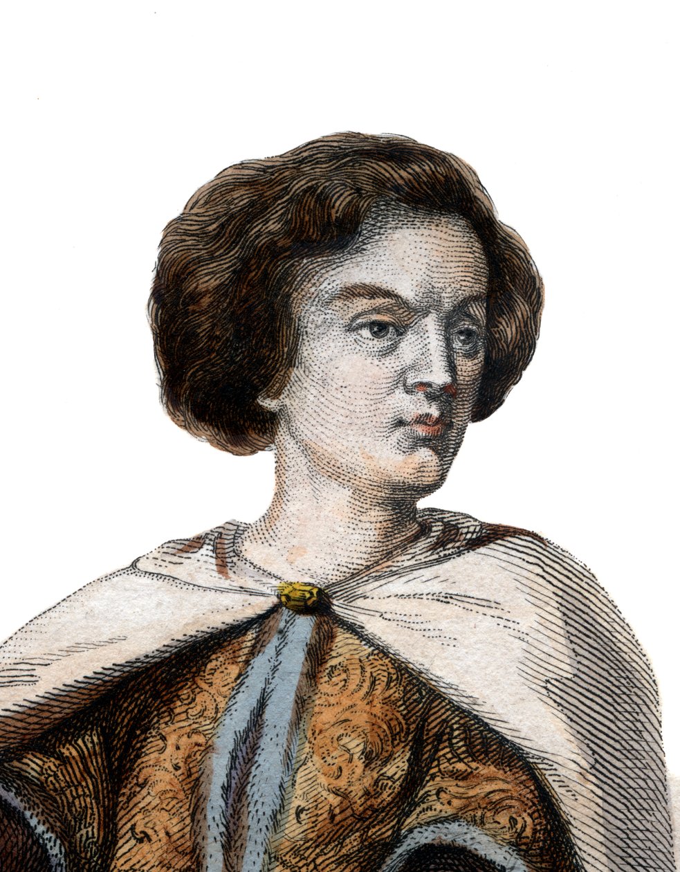 Peter Abelard（Pierre Abailard）（Pierre Abeilard）（1079-1142）的肖像，法国学者哲学家，神学家和逻辑学家。 作者 法语学校