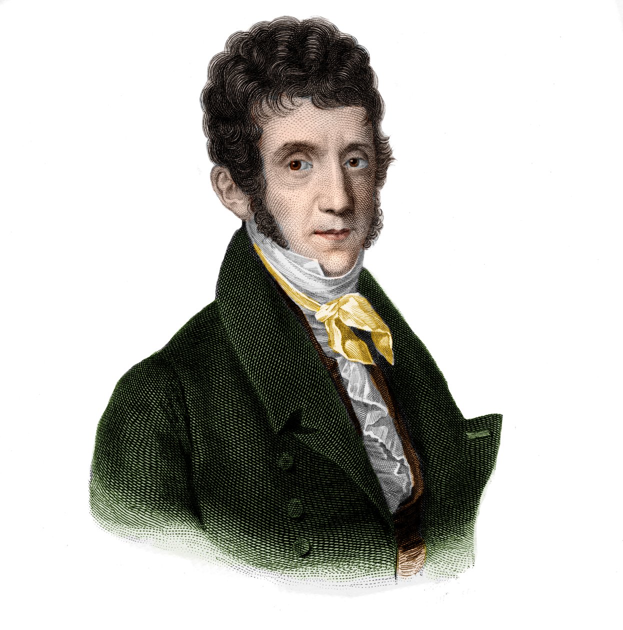 Pierre Balguerie（1779-1825）葡萄酒商人的肖像。 作者 法语学校