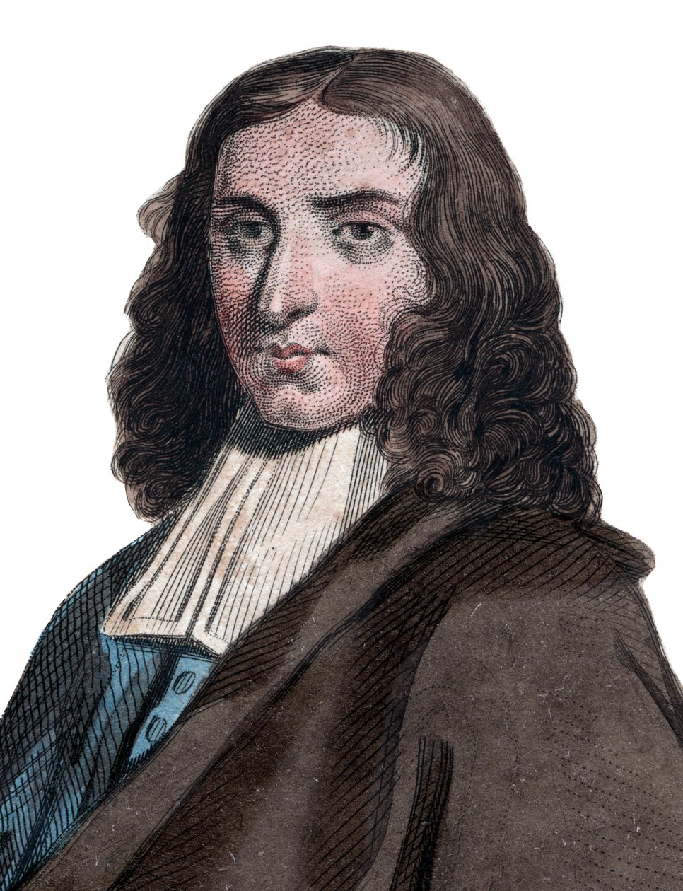 Pierre Bayle（1647-1706）的肖像，法国哲学家和作家。 作者 法语学校