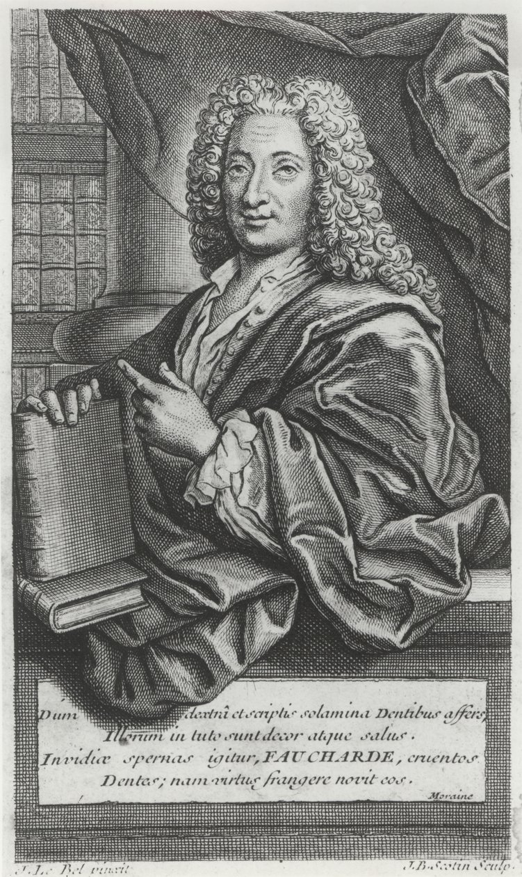 Pierre Fauchard的肖像（1678-1763） 作者 法语学校