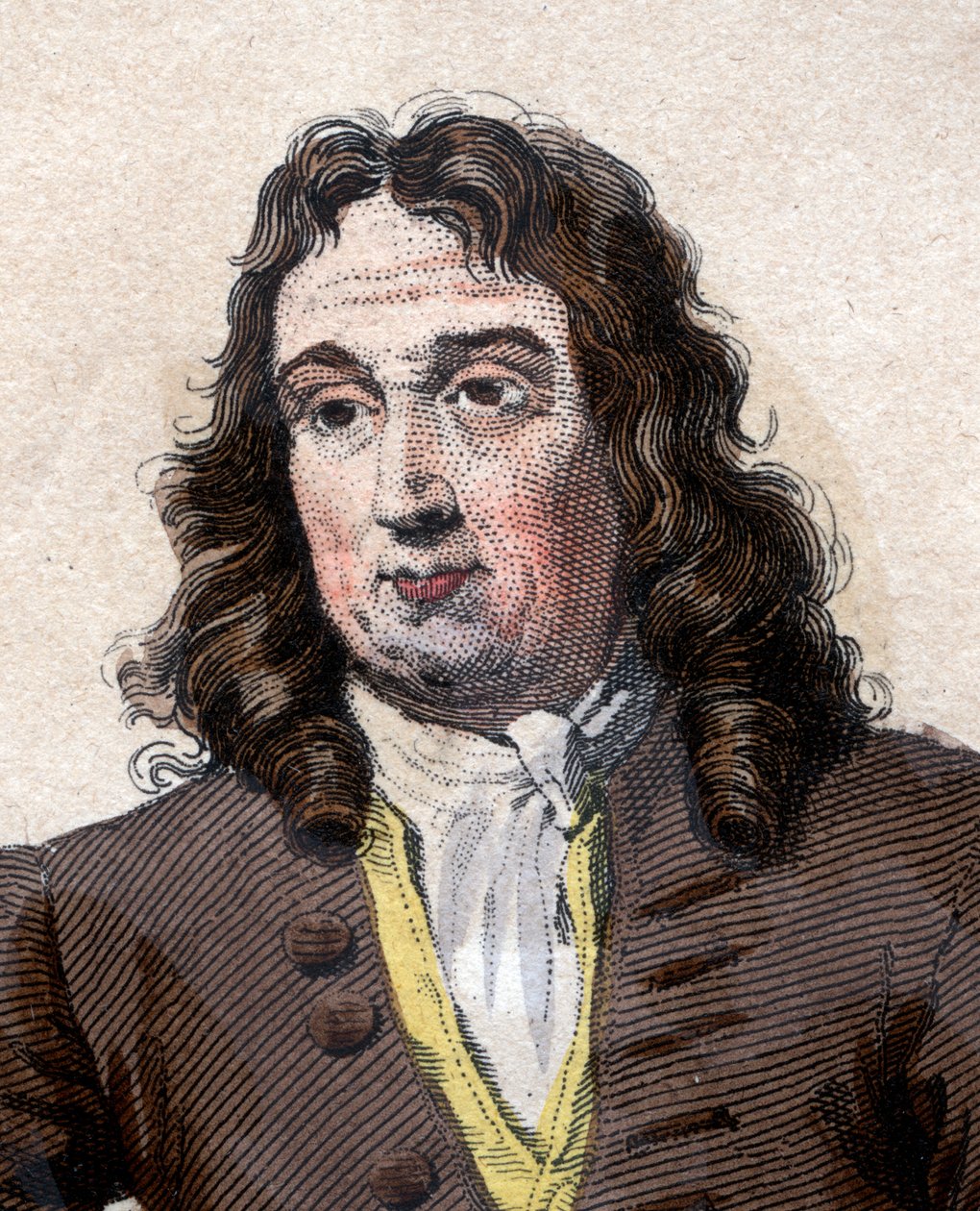 Pierre Puget（1620-1694），法国画家，雕塑家，建筑师和工程师的肖像。 作者 法语学校