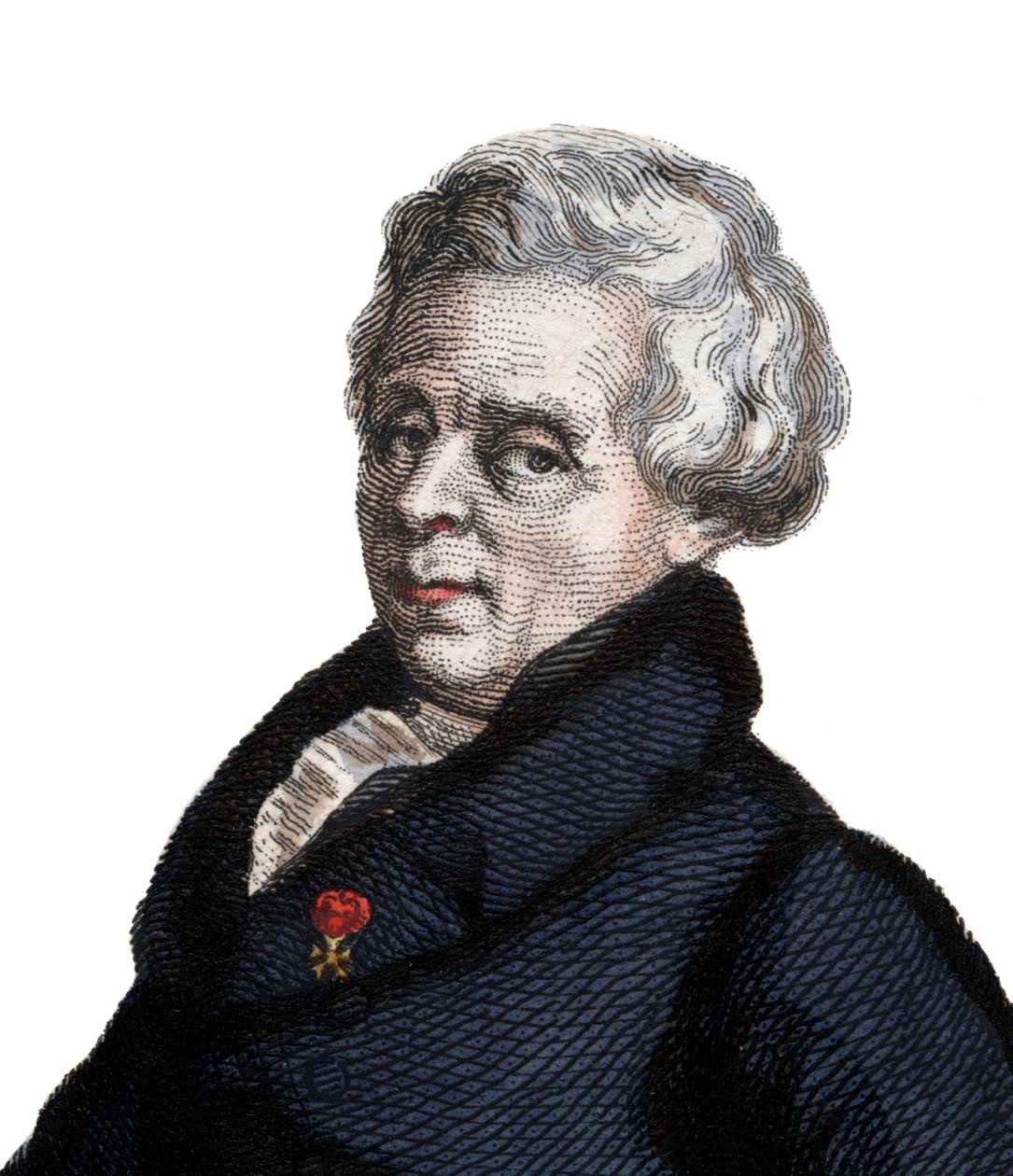 Pierre Simon，拉普拉斯侯爵（La Place）（1749-1827），法国数学家和天文学家的肖像。 作者 法语学校