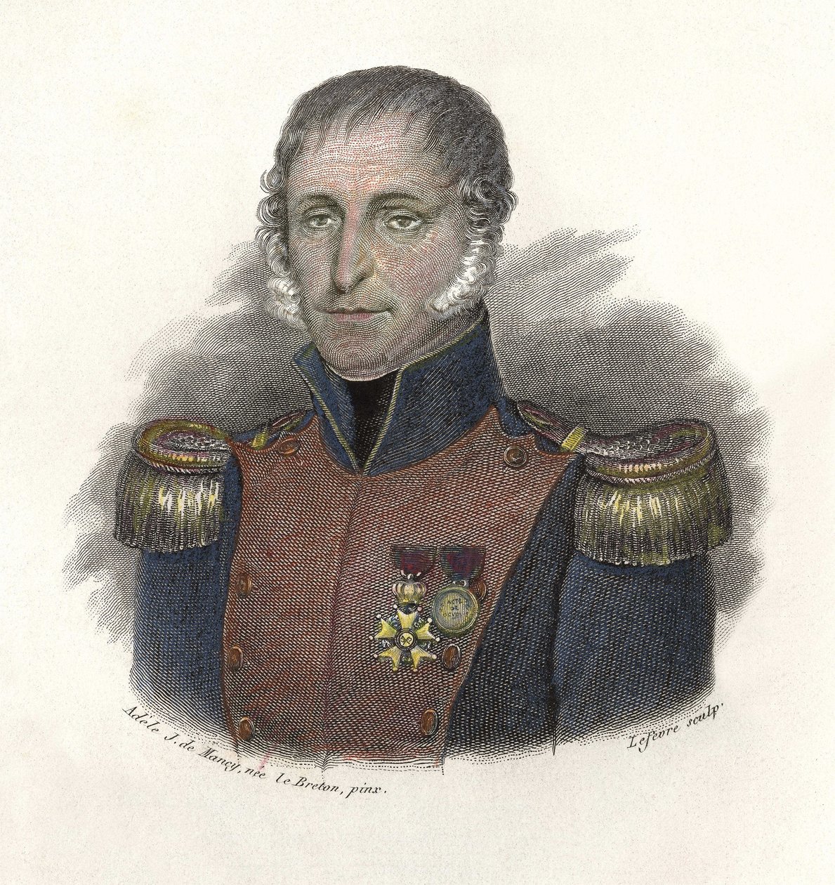 Pierre Thomas Laurent Paillette的肖像 作者 法语学校