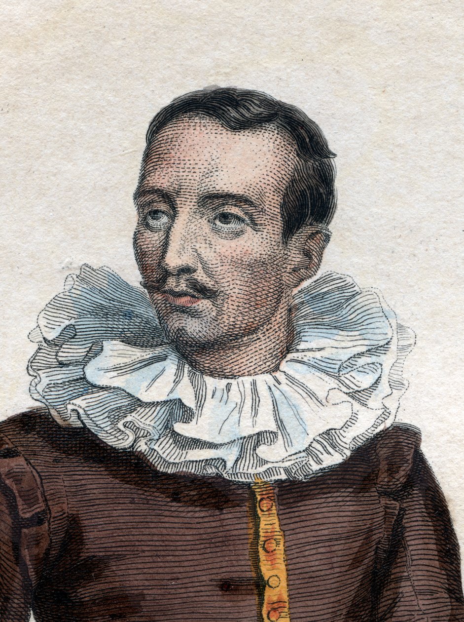 Pierre de Bourdeille的肖像，Brantome（1535-1614）的领主（和abbe），法国历史学家，士兵和传记作者。 作者 法语学校