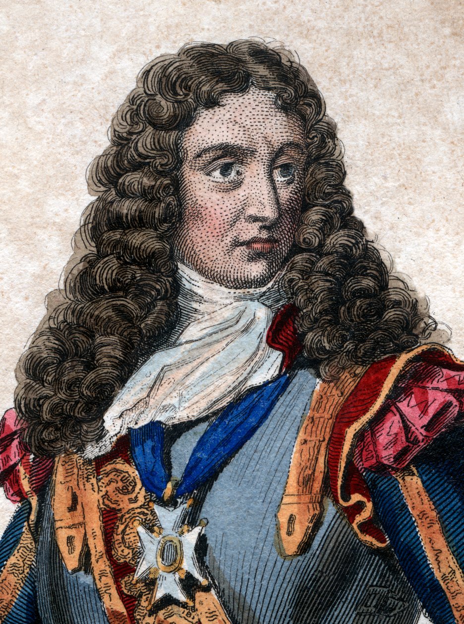 Rene Duguay Trouin的画像（Rene Trouin du Gue打电话）（1673-1736），法国海盗。 作者 法语学校