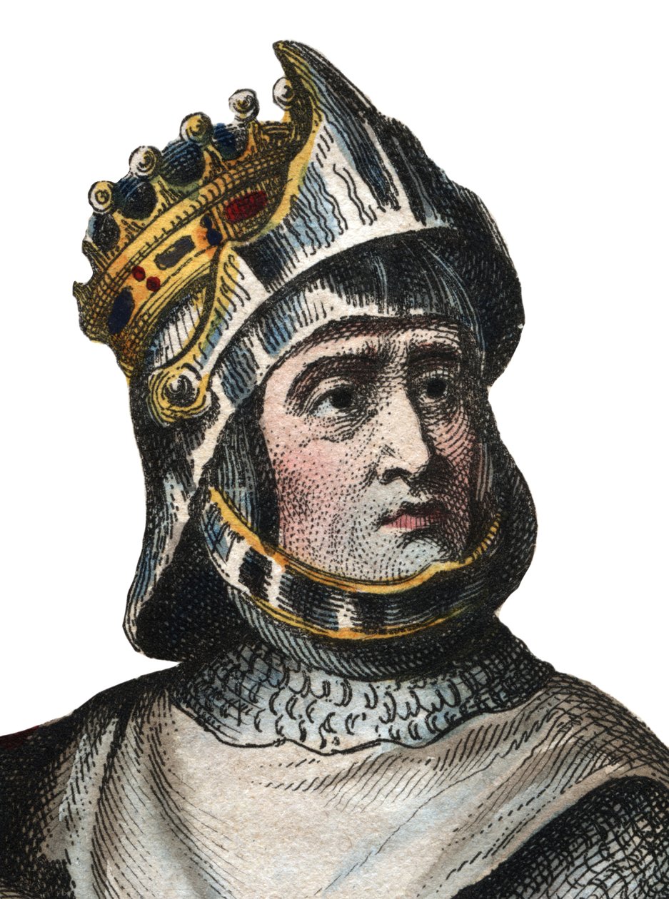 被称为Guiscard（1015-1085），普利亚公爵和卡拉布里亚的Robert de Hauteville的肖像。 作者 法语学校