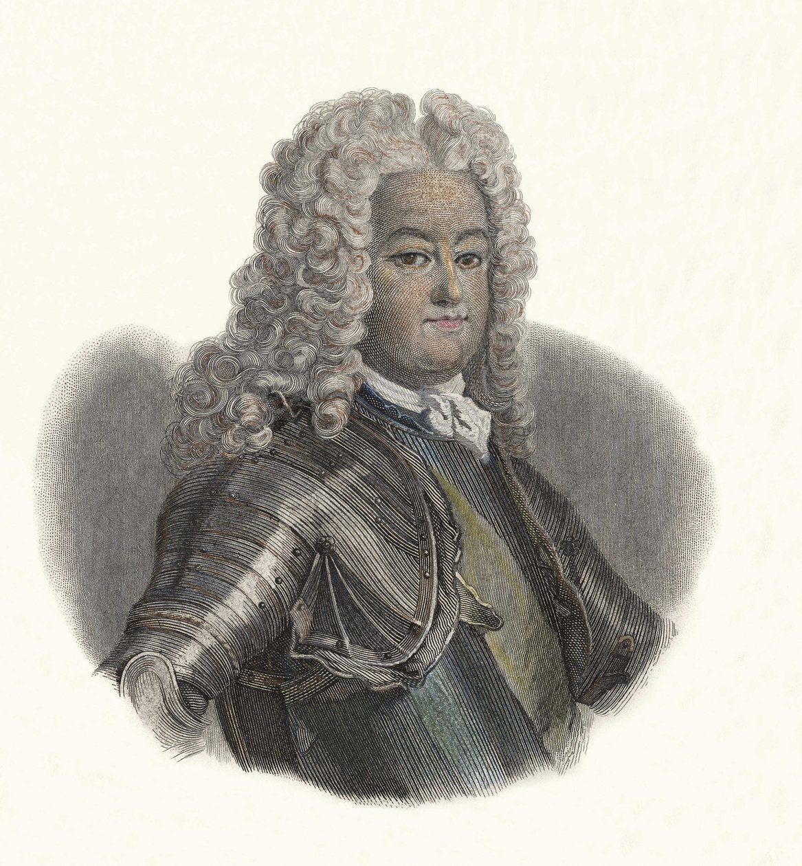 Stanislaus I Leczinsky或Leszczynski的肖像 作者 法语学校