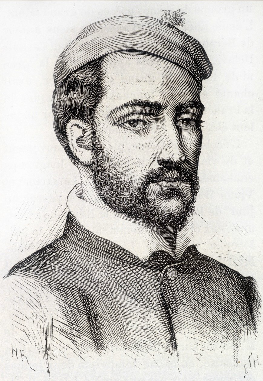 法国画家Theodore Gericault（1791 - 1824）的肖像--载于亨利-马丁的《法国历史》。 作者 法语学校