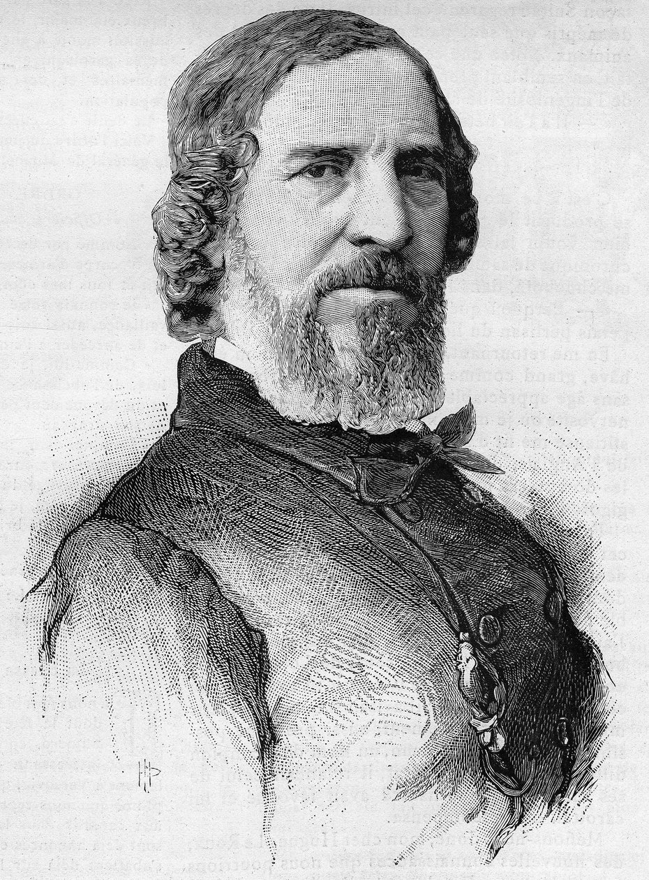 法国演员Hugues Bouffe（1800-1888）的肖像。 作者 法语学校