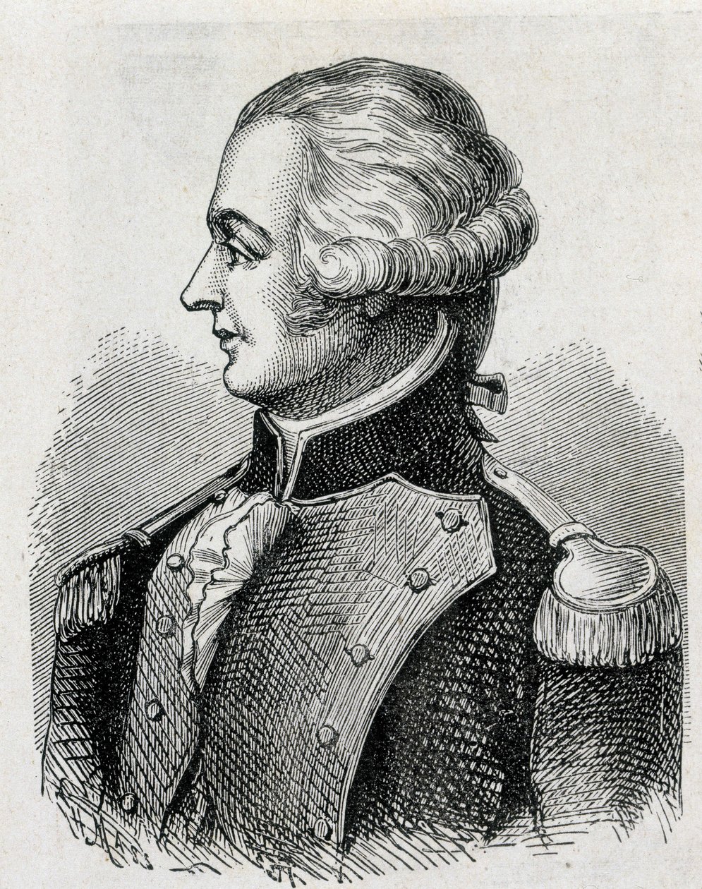 Marquis de Jouffroy (1751 - 1832) 的肖像 - 在“科学相册”中； 杰出的学者； 格兰德的发现”””1896 年。 作者 法语学校