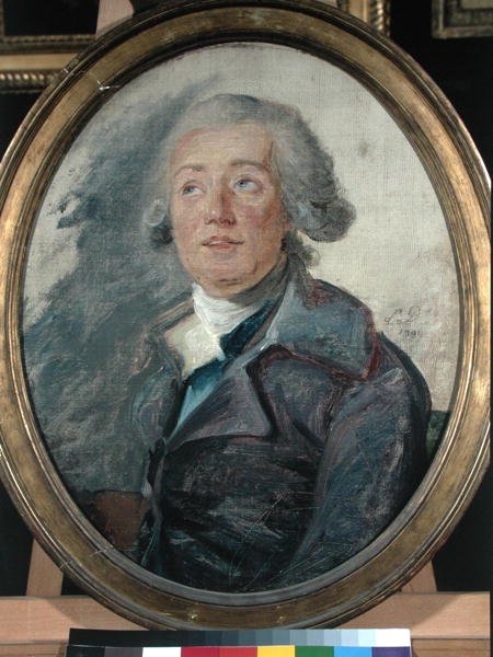 肖像被认为是Marie-Joseph Chenier（1764-1811）1799 作者 法语学校