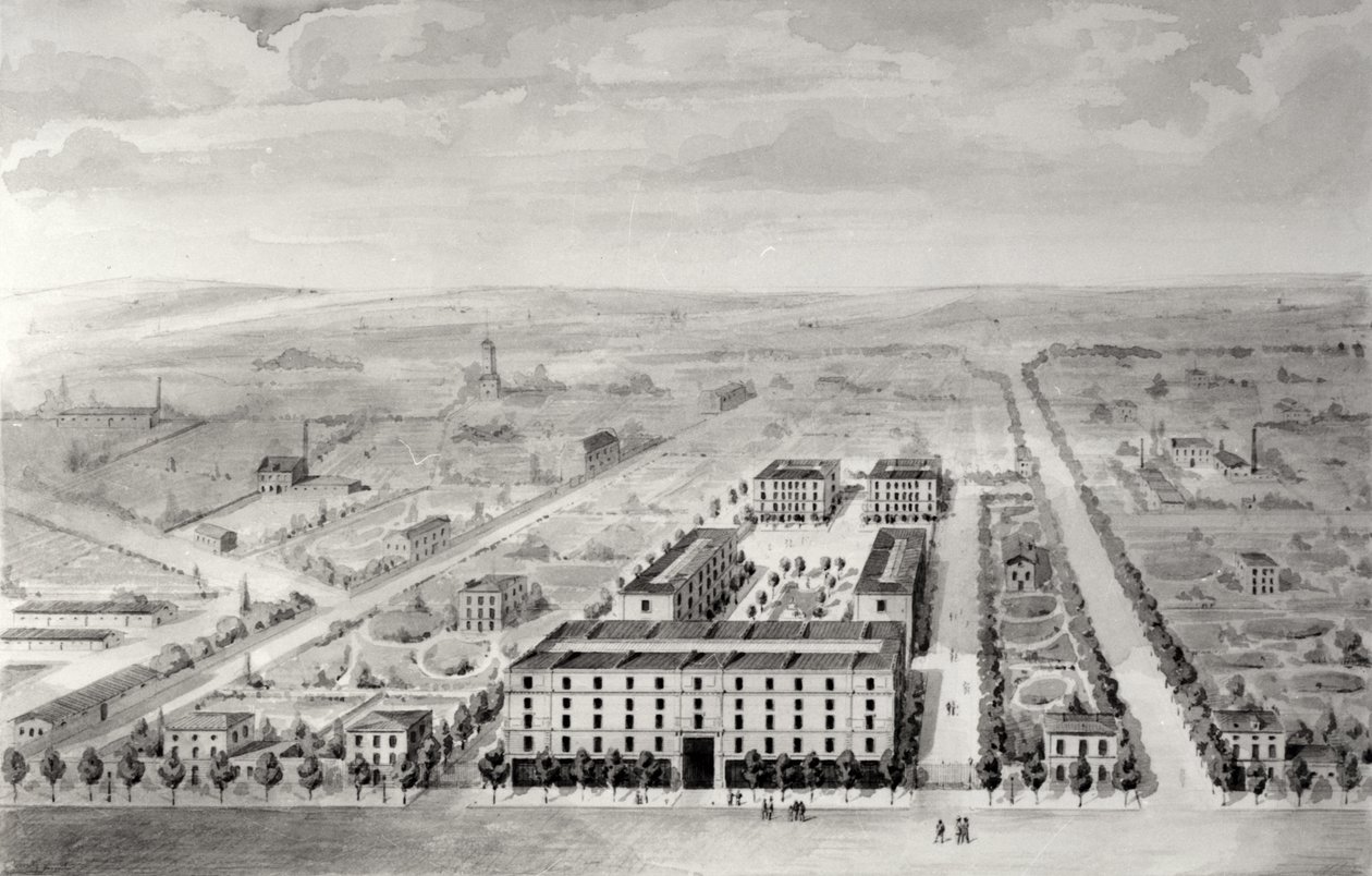 拿破仑住房开发项目，1849年巴黎Rochechouart街58号（纸上写着） 作者 法语学校