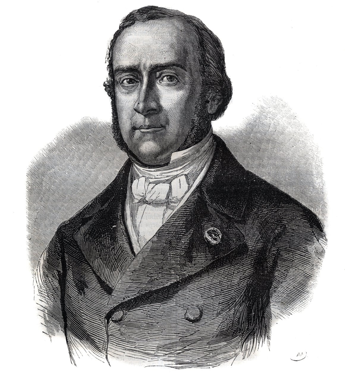Prosper de Chasseloup-Laubat(夏瑟卢-劳巴特)(1805-1873)法国政治家--。 作者 法语学校