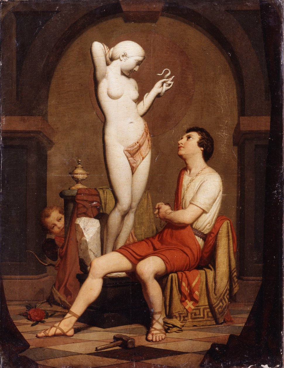 皮格马利翁（Pygmalion），1851年 作者 法语学校