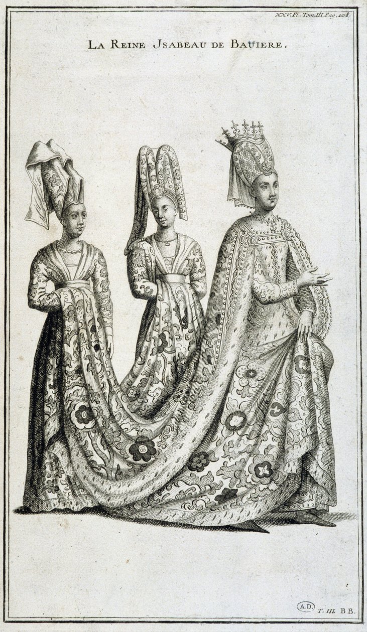 巴伐利亚女王伊莎贝 (Isabella, Elizabeth) (1371-1435) 作者 法语学校