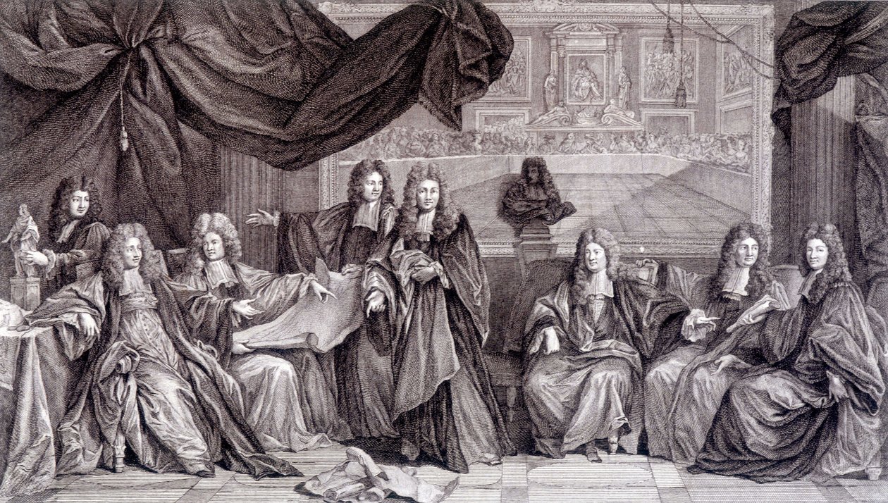 路易十四的恢复，c。 1689. 作者 法语学校
