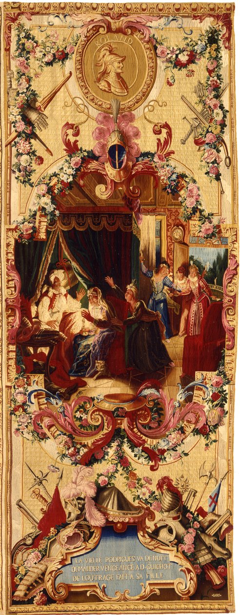 Regence Gobelins挂毯，饰有Don Quixote的故事，1717-18年 作者 法语学校