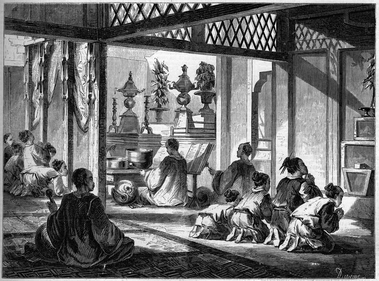 宗教寺庙，中国 作者 法语学校